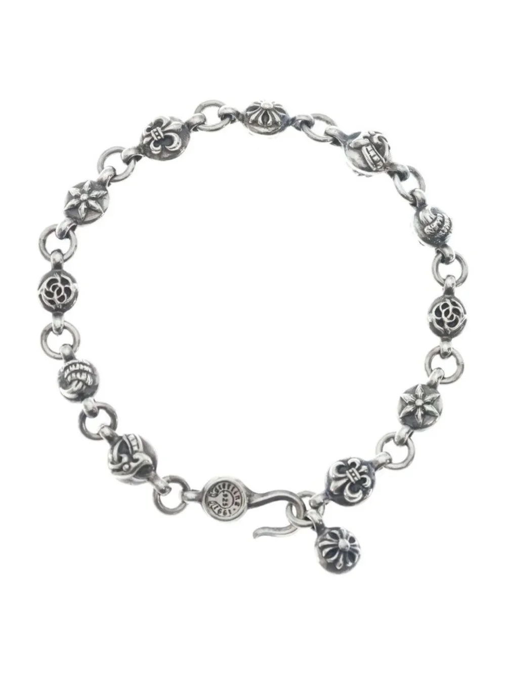 Chrome Hearts Ball Bracelet Silver